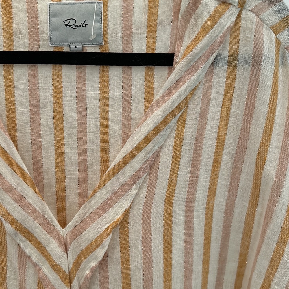 Rails Stripe Blouse New - image 2